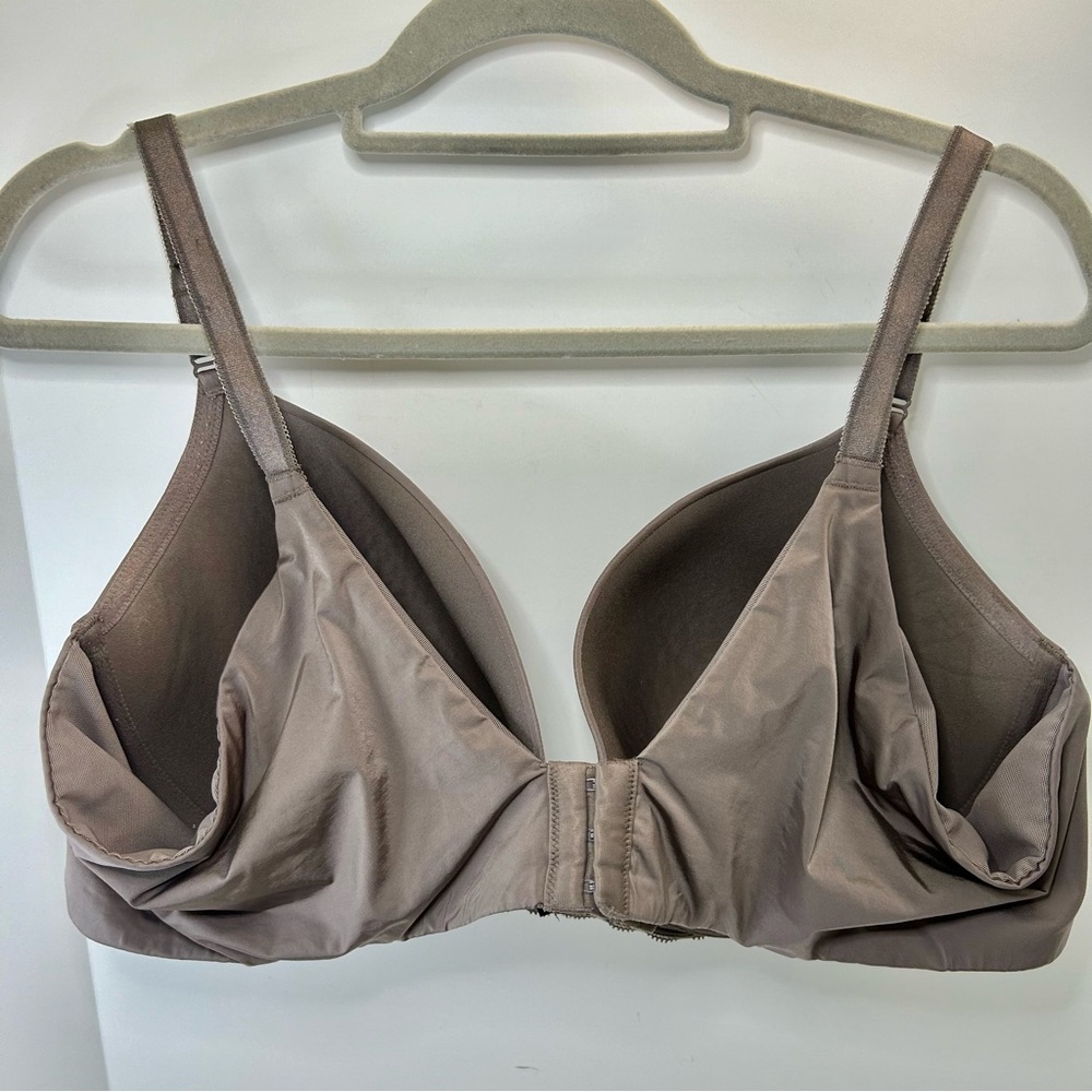 Torrid Curves Neutral Grey Brown Adjustable Strap Lightly Lined Bra 44C - Picture 5 of 14